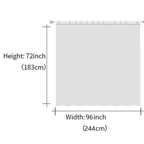 1PCシャワーカーテン18