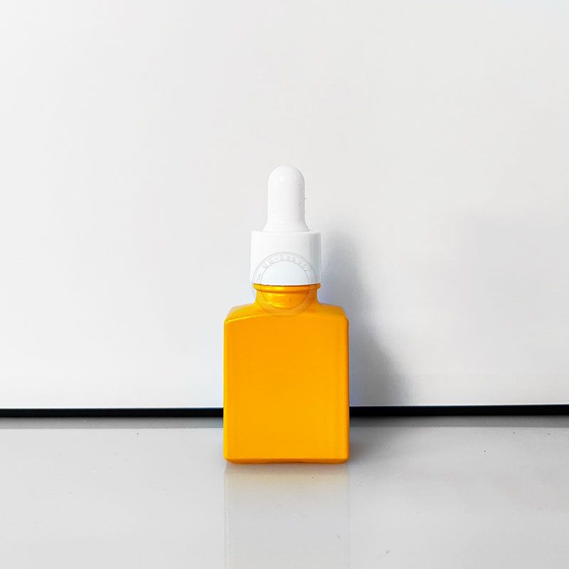 15ml de vidro laranja