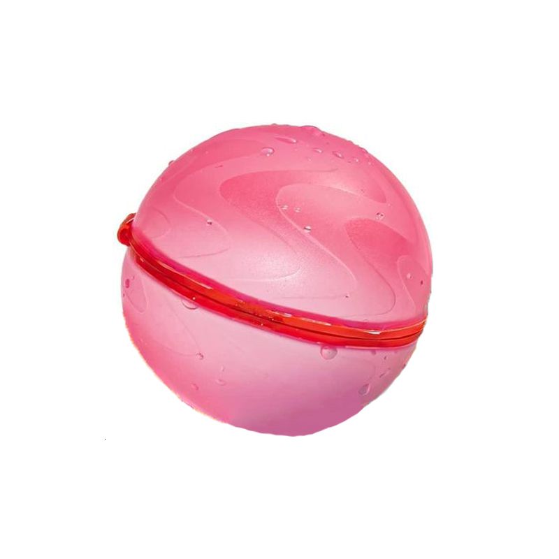 bola de água rosa vermelha