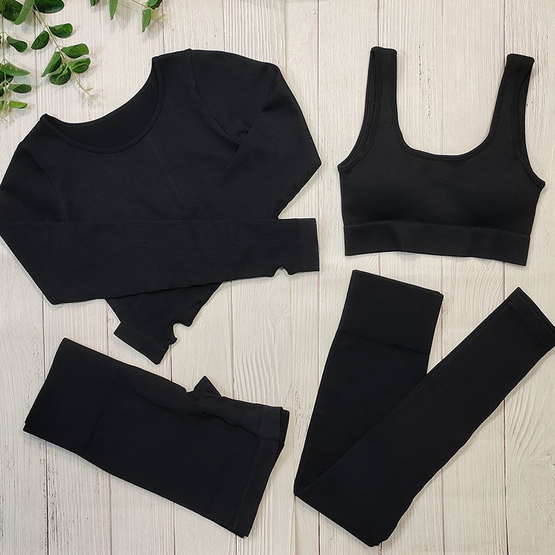 4pcs black set