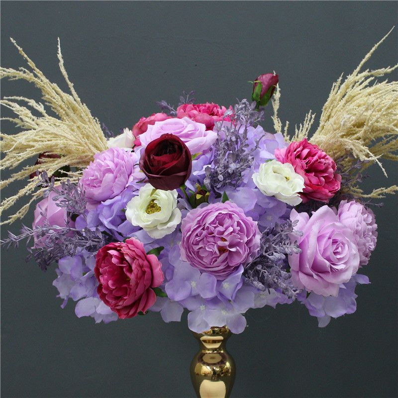 Boule de fleurs violet