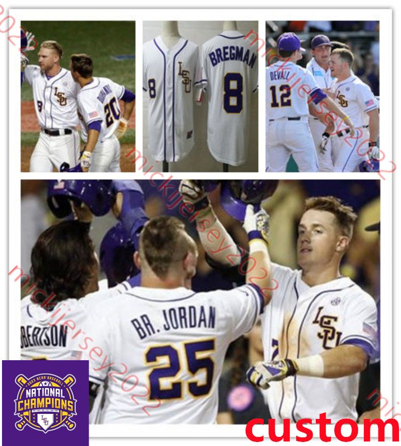 Witte LSU met Strip/2023 Champs