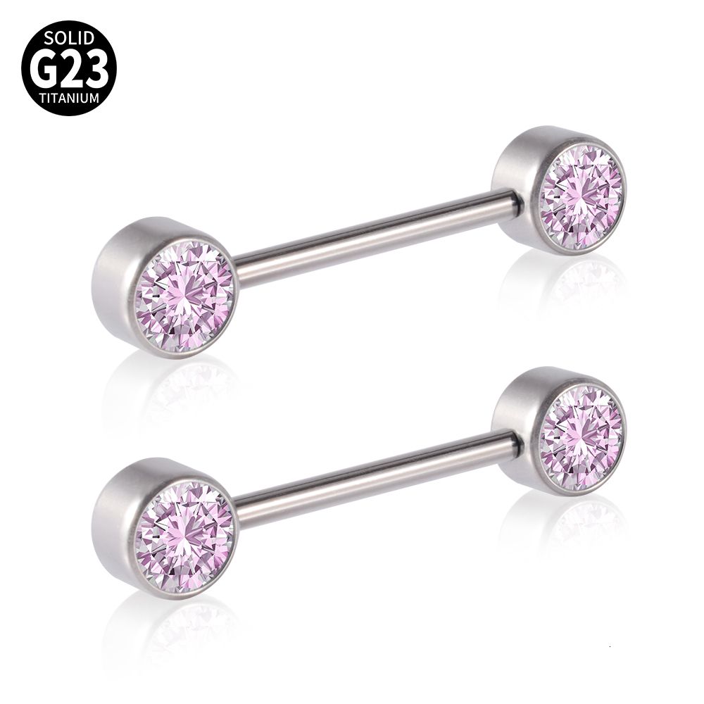 Ett par rosa-1.6x16x6x6mm