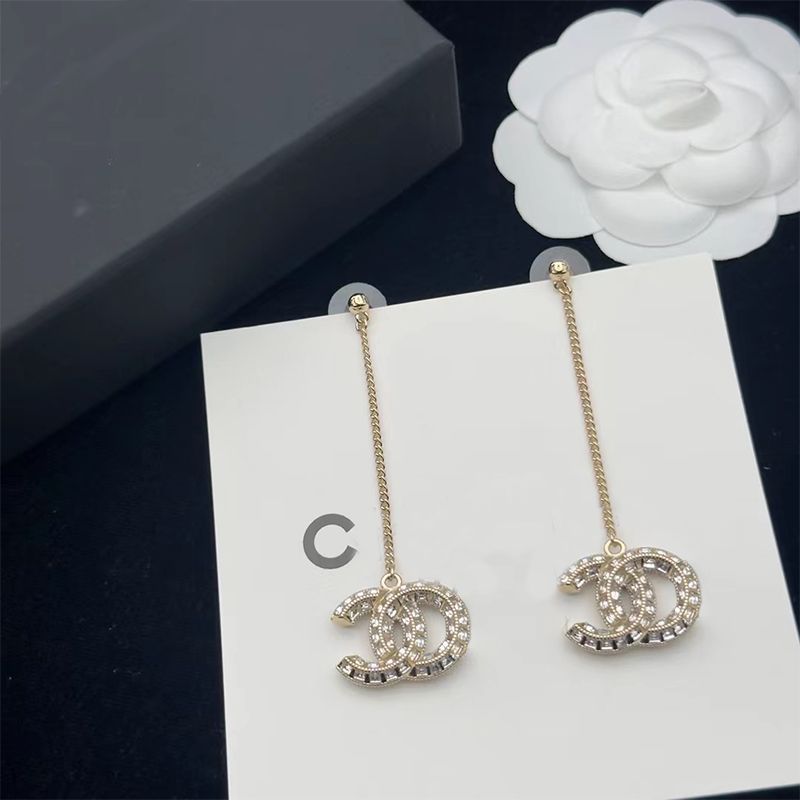 Chanel Vintage '28' Gripoix And Faux Pearl Clover Drop Gold Tone Earrings