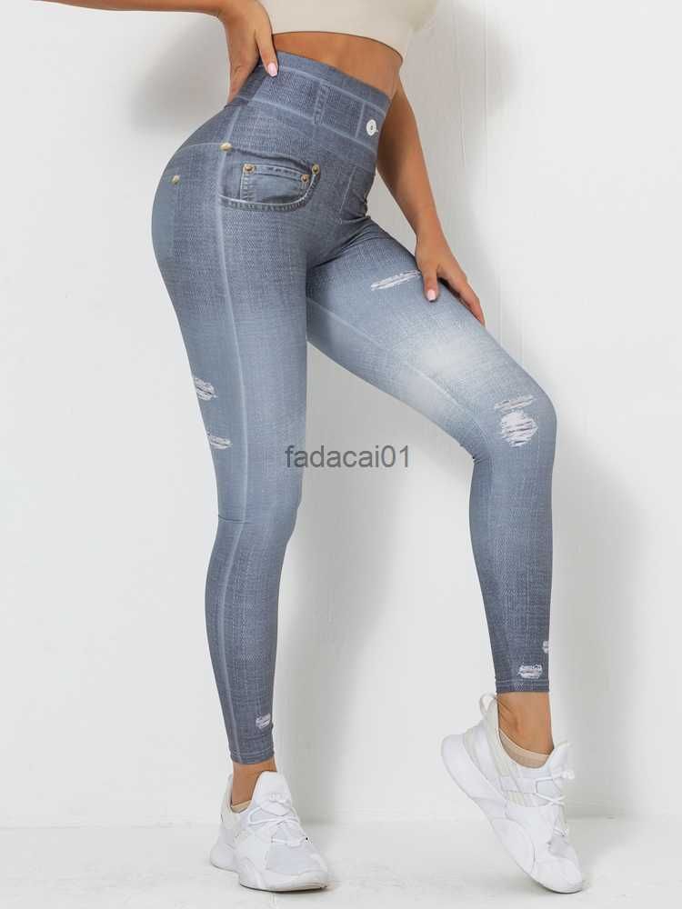 Leggings top imitation jean