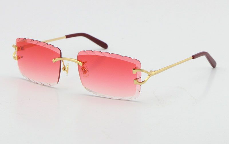 Gold Red Lens