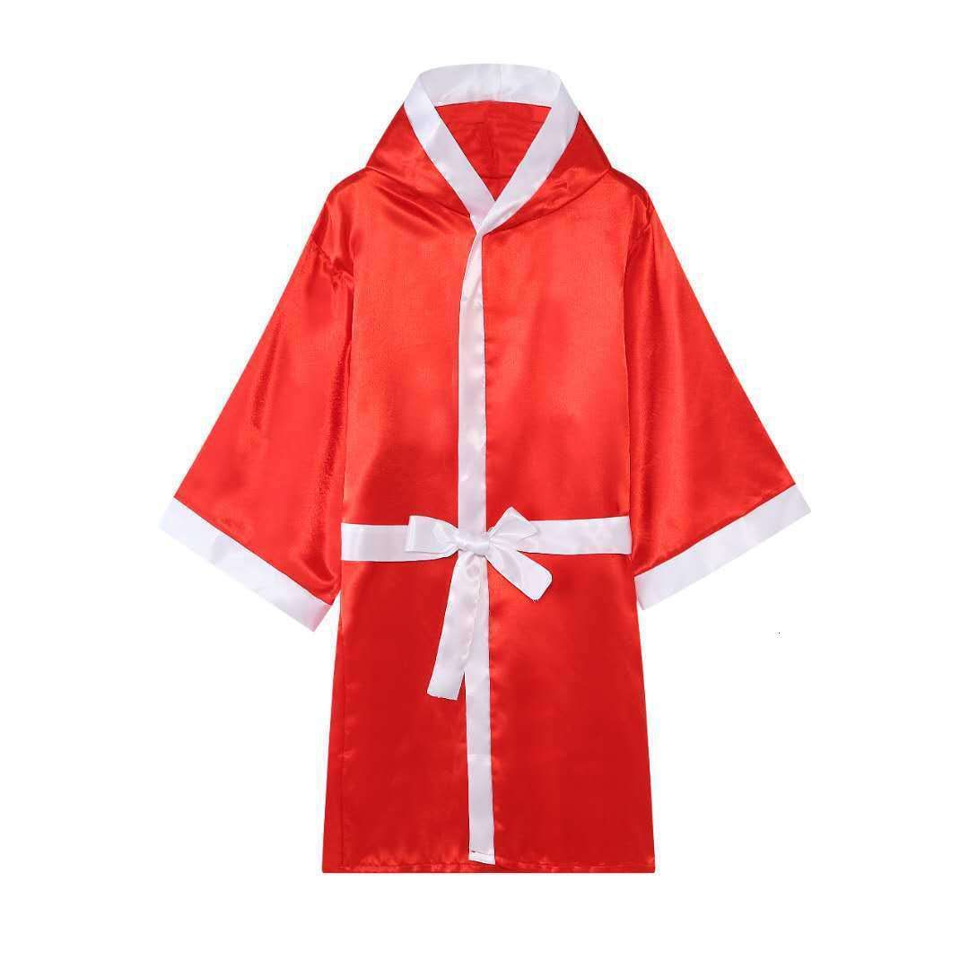 Boxing Robe Red-M