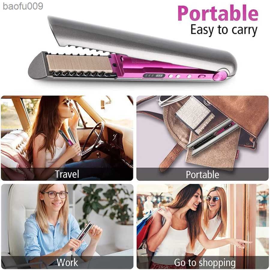 Cordless rechargeable 2025 curling tongs