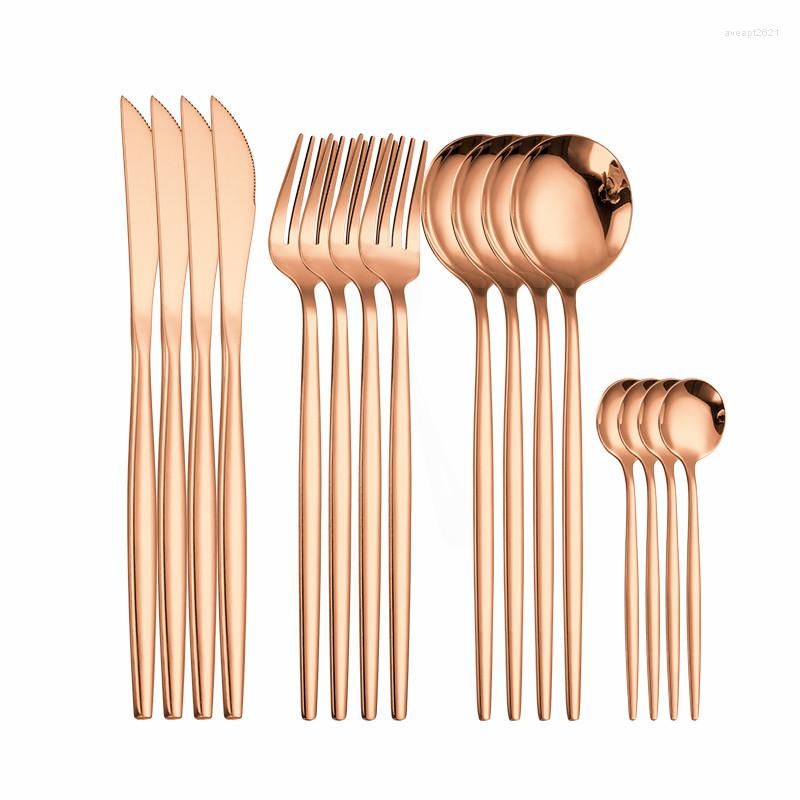 Rose Gold 16pcs