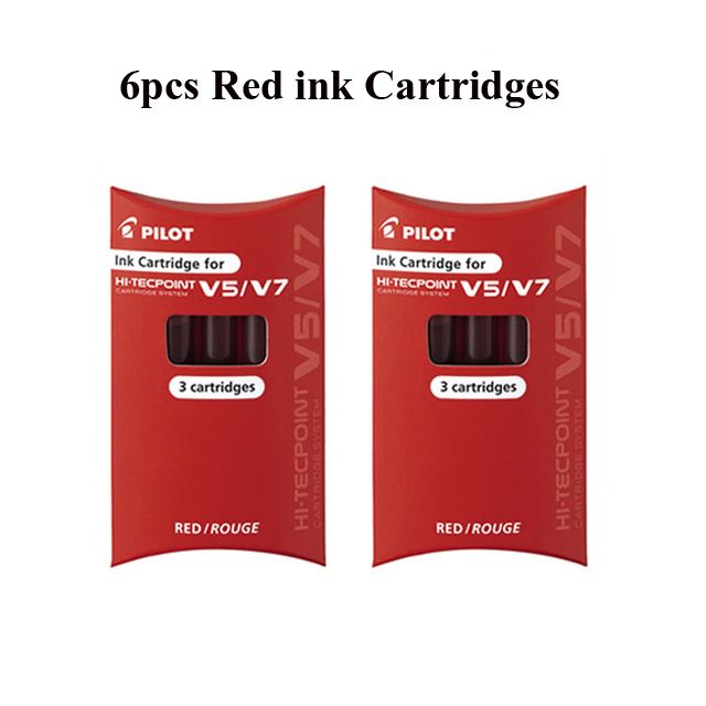 6pcs Red ink