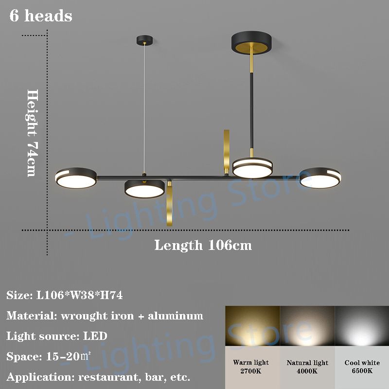 Tipo A-Lunghezza 106 cm Luce calda senza telecomando