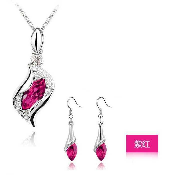 Little Red Tweedelig Set-Crystal Weddi