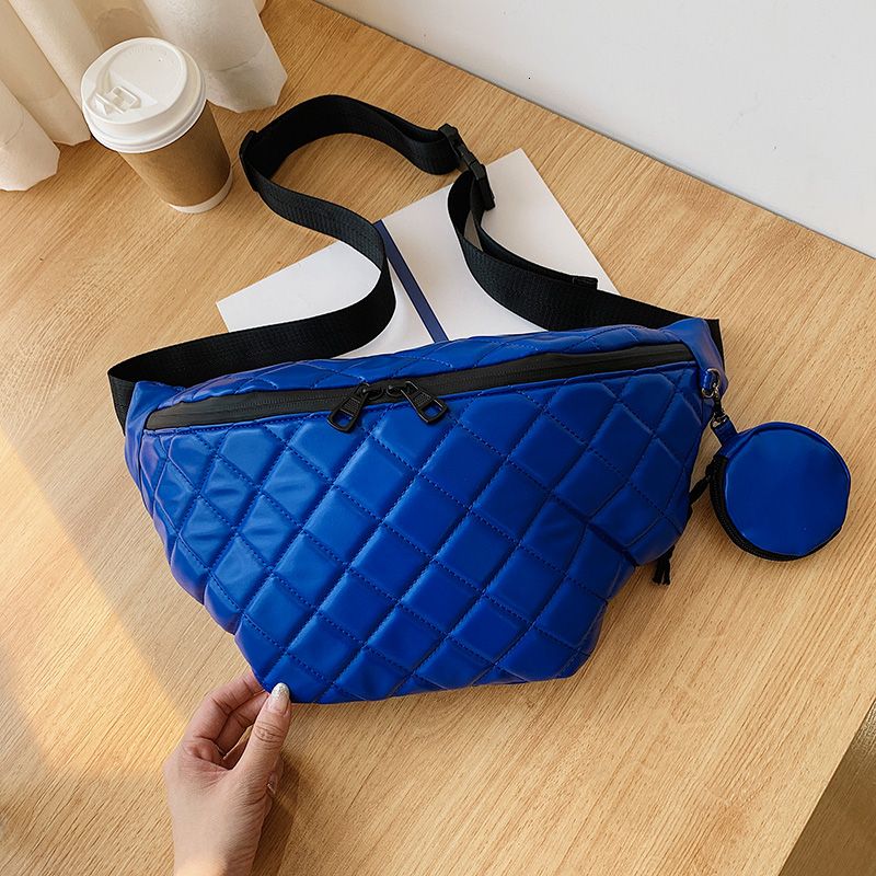 Bolsa de cintura azul