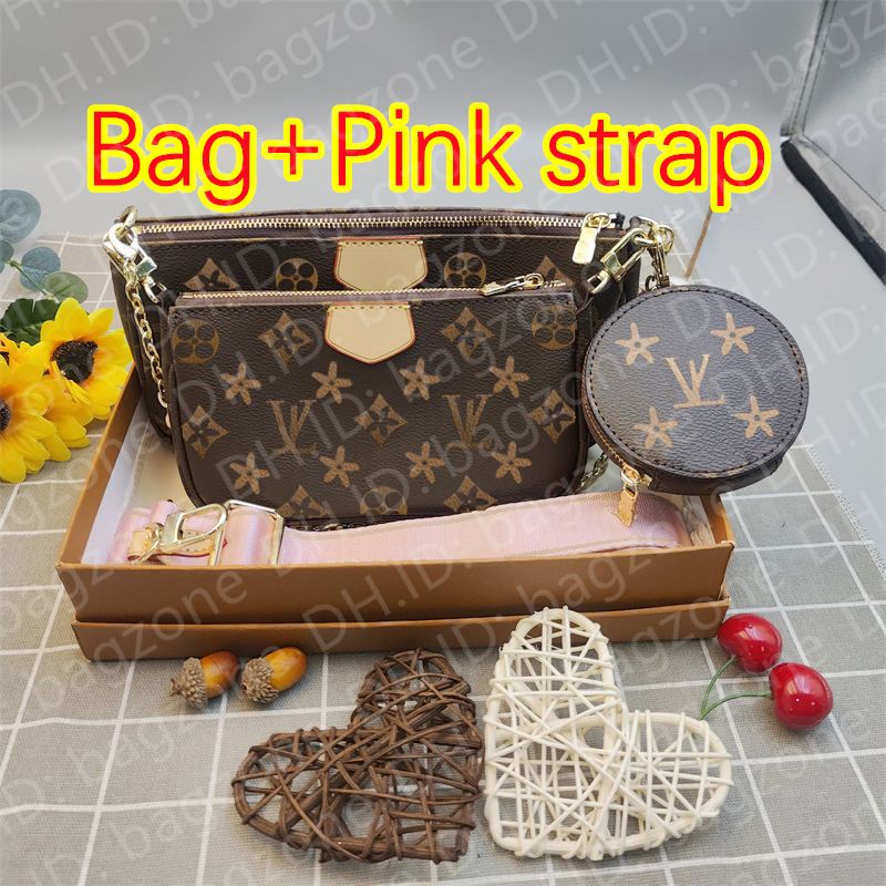 bag+pink strap