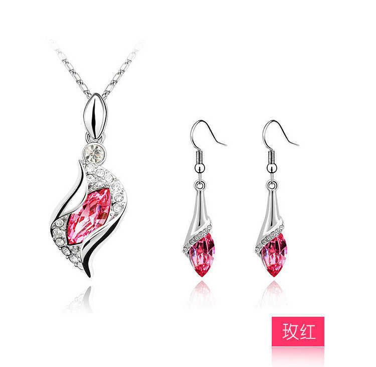 Rose tweedelige Set-Crystal Wedding Jood