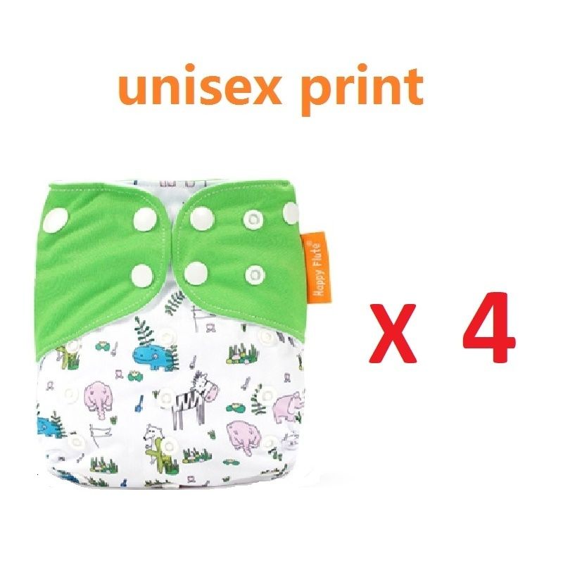 4pcs mix print