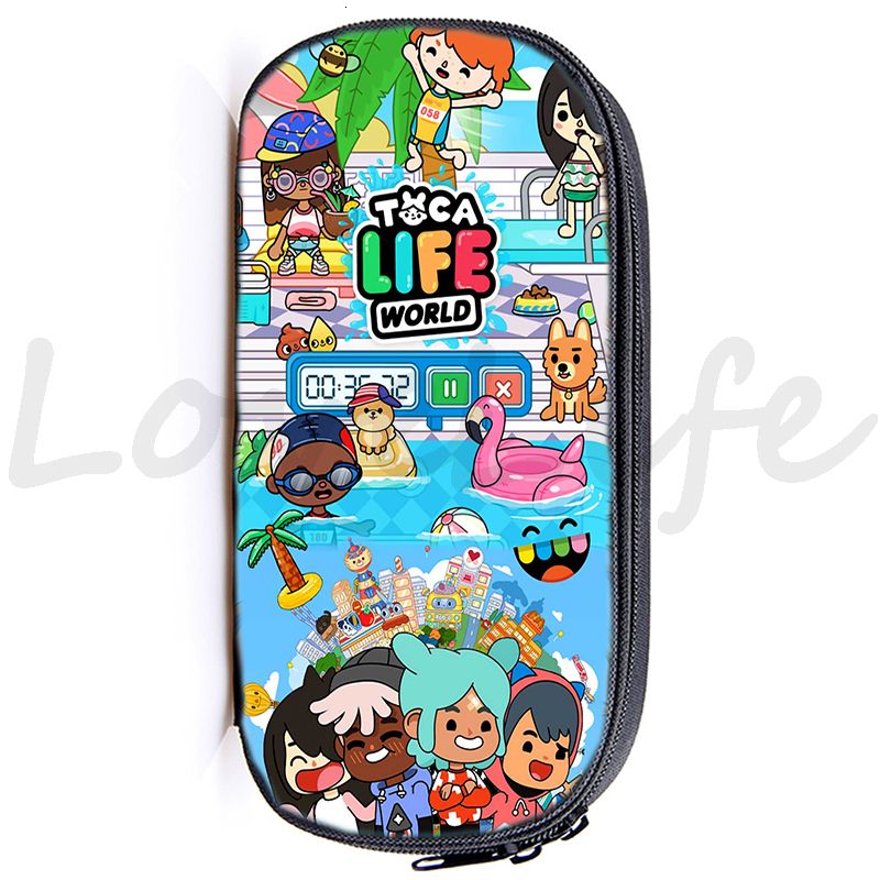 Toca Life World Kids Backpack Girls Boys Schoolbag Pencil Case Travel  Rucksack