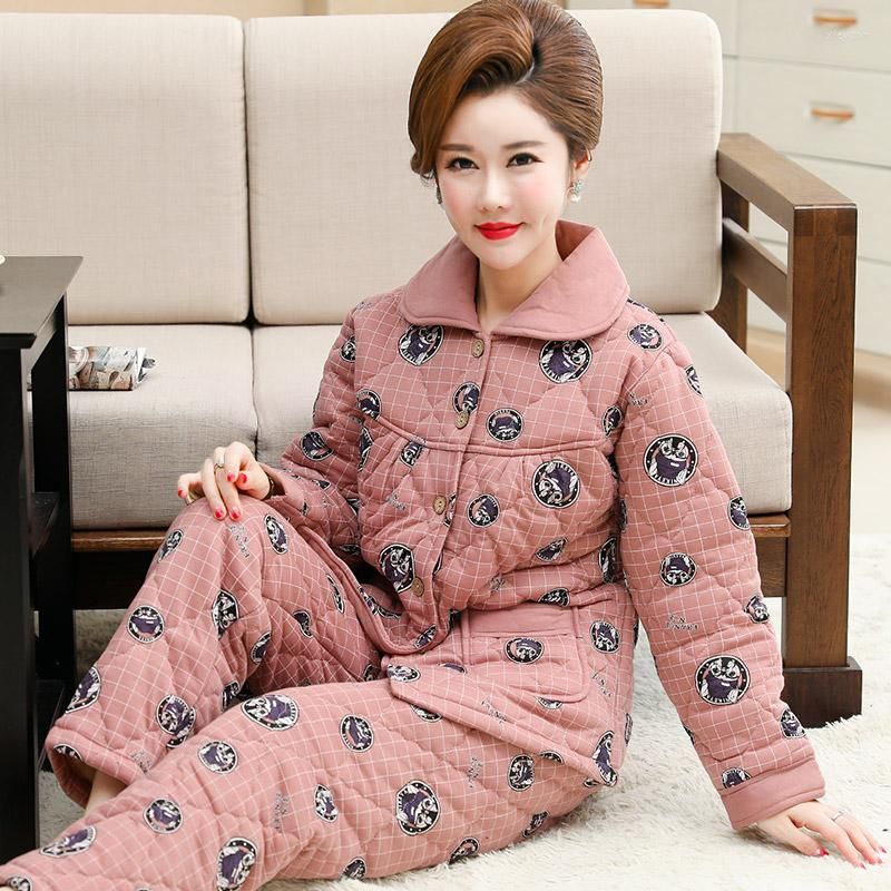 Cenagal es suficiente Oeste Ropa De Dormir Para Mujer, Conjunto De Pijamas Acolchados De Tres Capas Para Mujer, Pijamas De Invierno De Algodón De Manga Larga Con Viñetas De Animales Para El Hogar, Pijamas De M Cenagal es suficiente Oeste Ropa De Dormir Para Mujer, Conjunto De Pijamas Acolchados De Tres Capas Para Mujer, Pijamas De Invierno De Algodón De Manga Larga Con Viñetas De Animales Para El Hogar, Pijamas De M