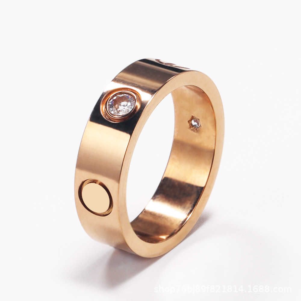 6mm Rose Gold Kajia Ring with Diamond