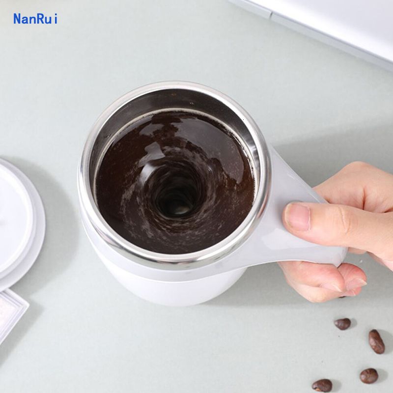 Smart Self-Stirring Magnetic Mug - Stainless Steel Coffee Mixer Cup For  Perfect Temperature Every Time!