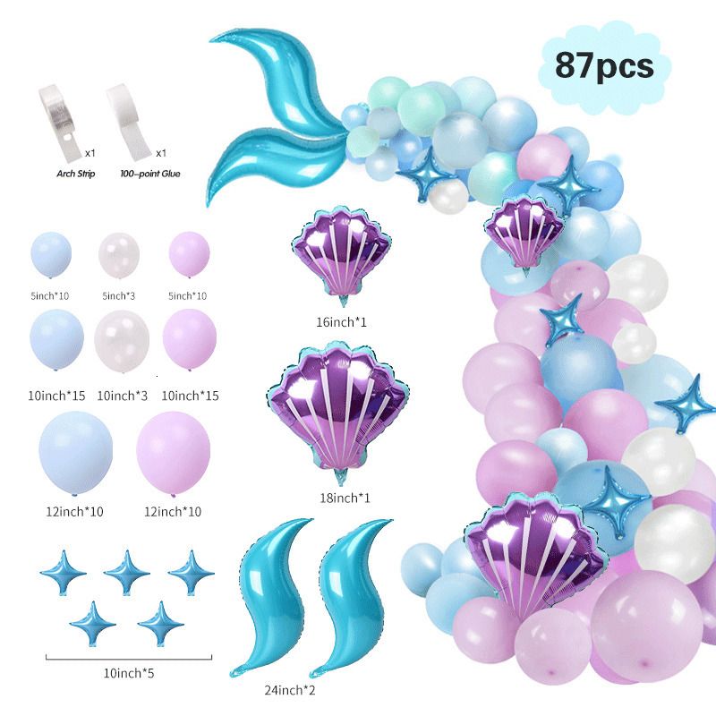 Stile 3 - 87pcs -Balloon Ghirland Arch