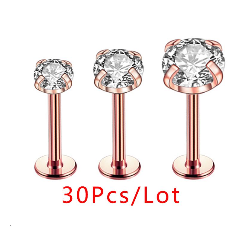 Or Rose 30pcs-16gx8x4mm