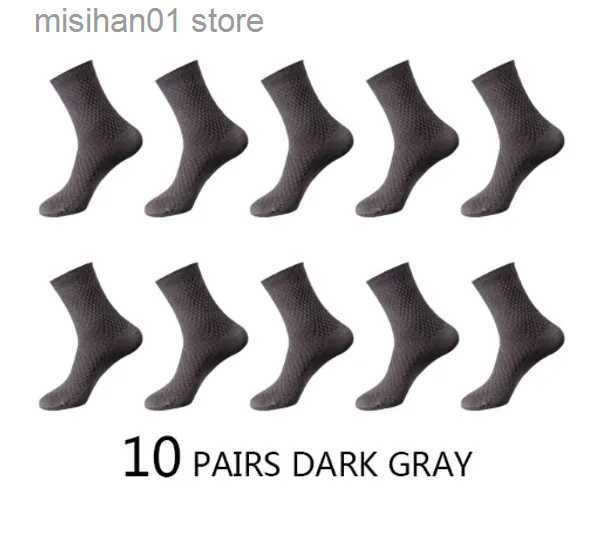 10 paires gris foncé
