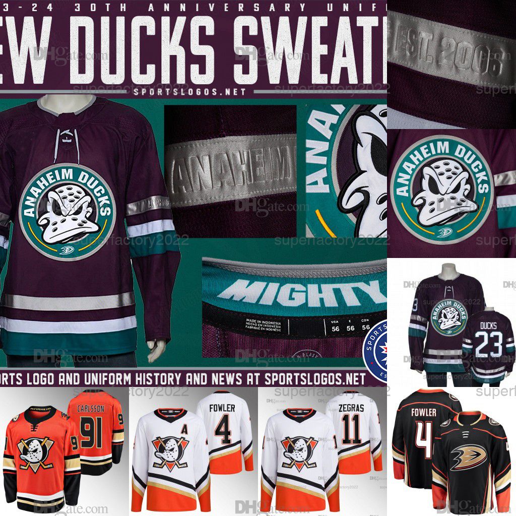 Anaheim Ducks Reverse Retro Zegras Medium Jersey for Sale in