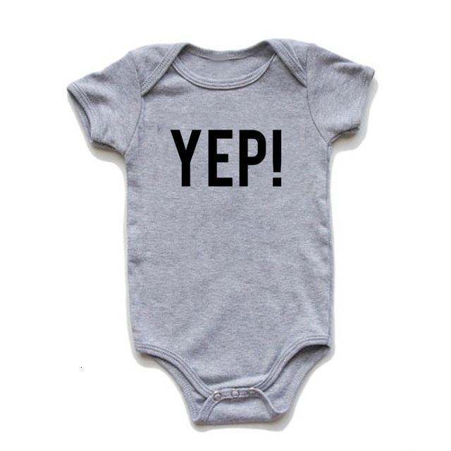 baby romper-grå