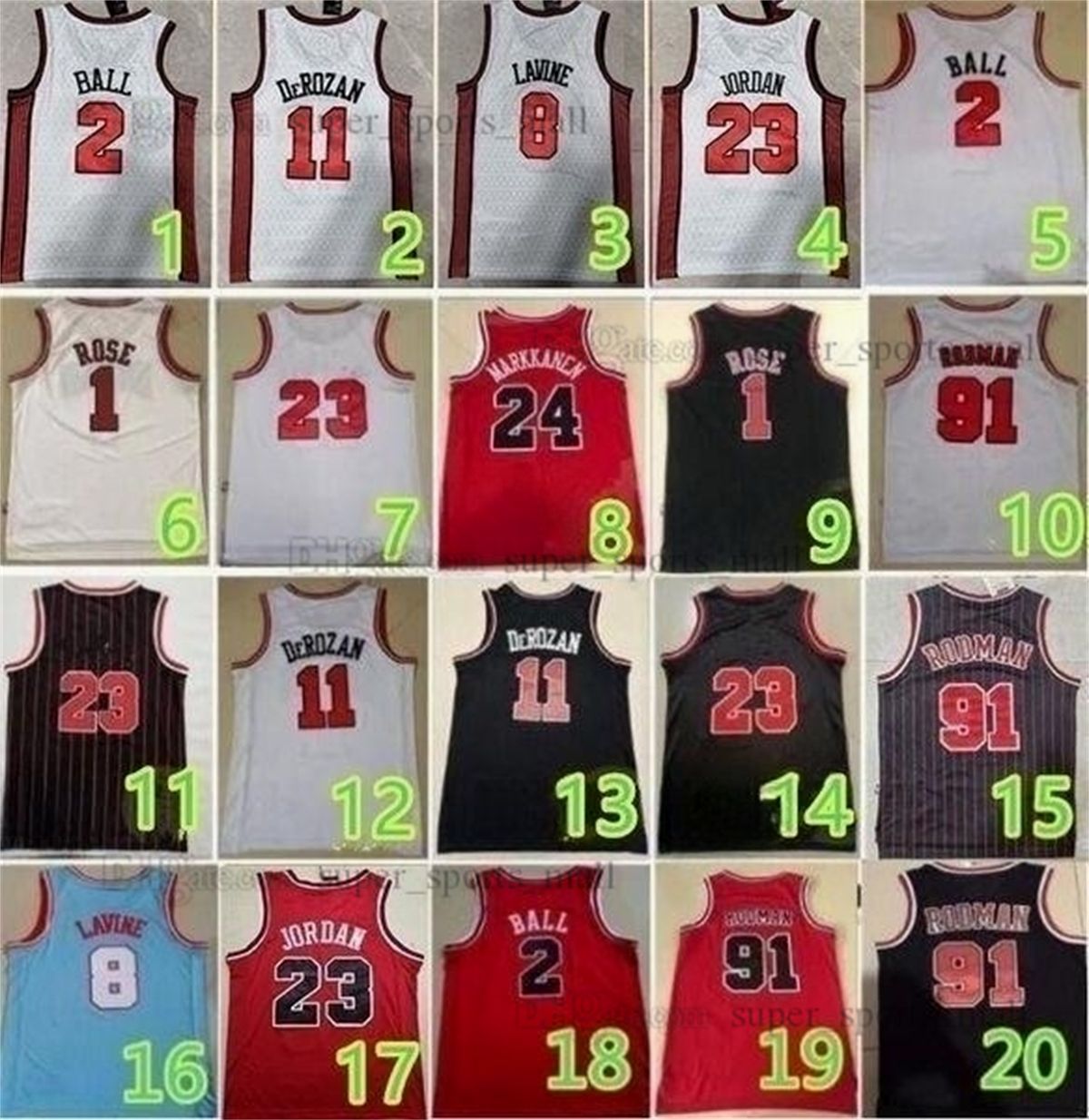 Choose number on picture