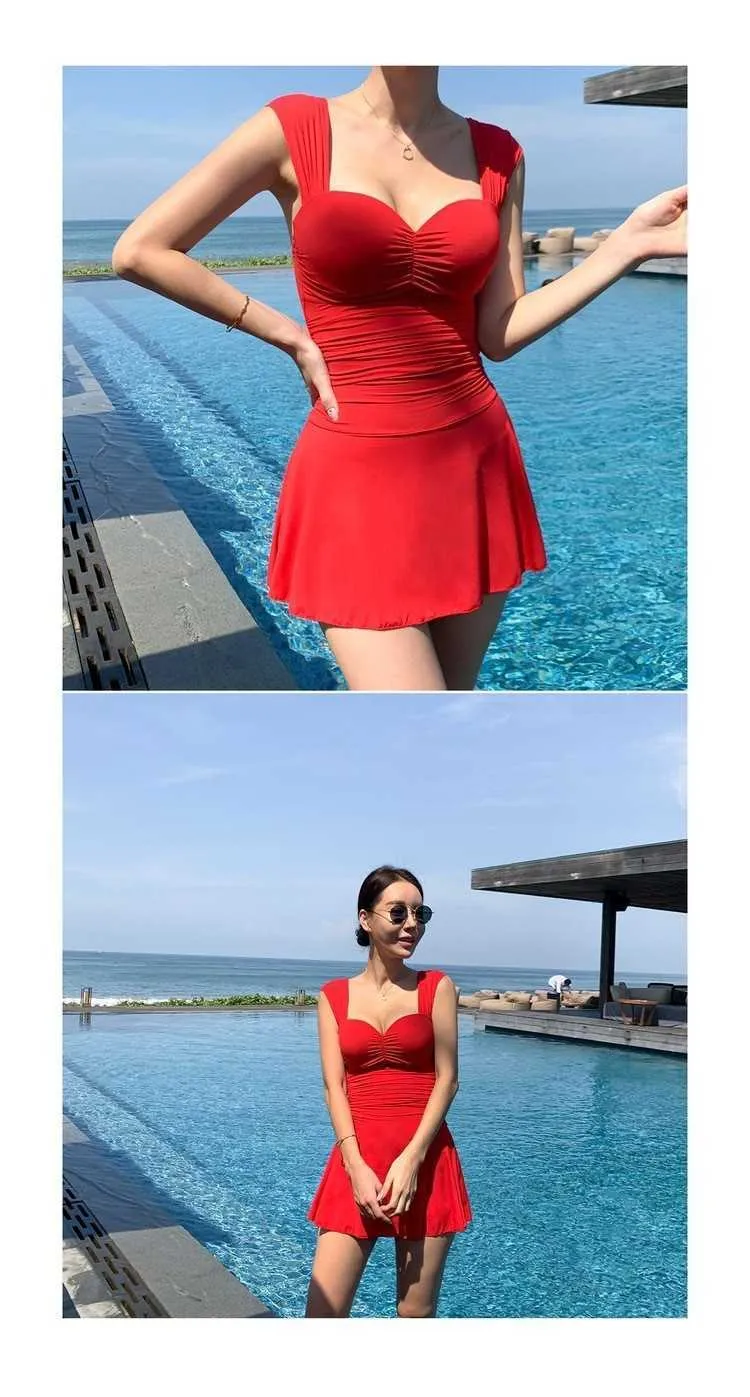Swim Wear 2023 Korean One Piece Swimsuit Fa Women Swimwear Sexy