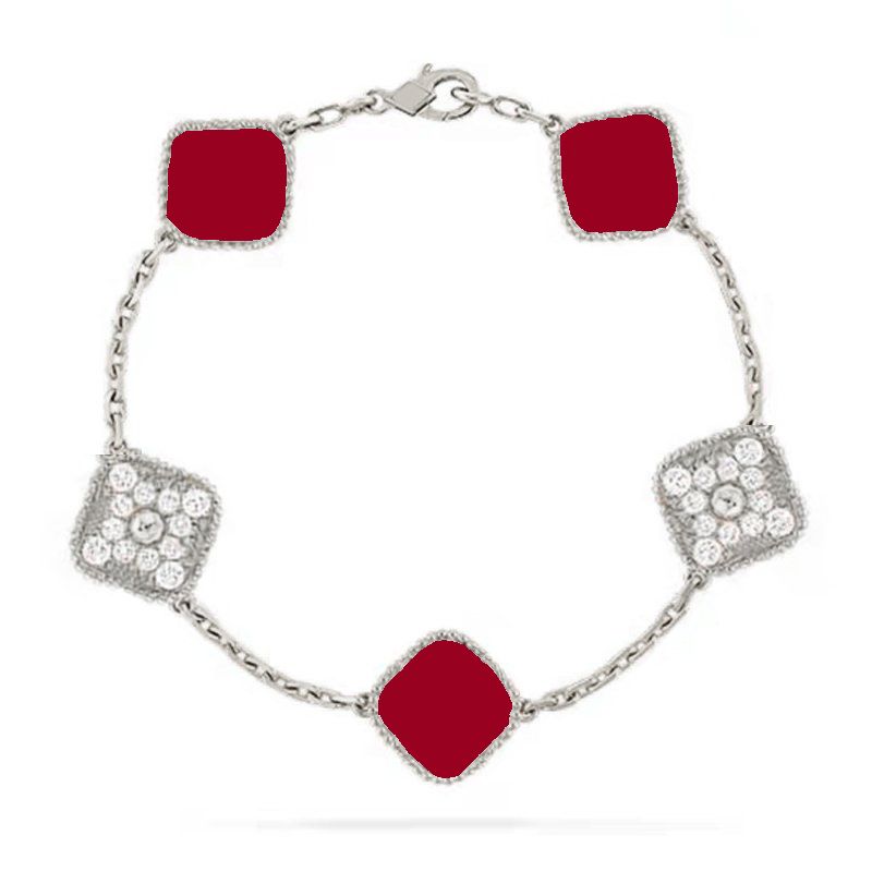 zilver rood en diamant