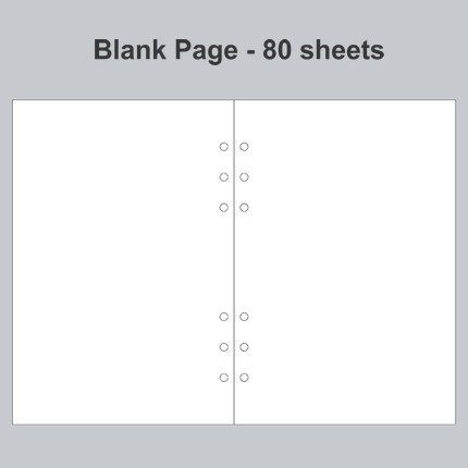 Blank Page A5 China