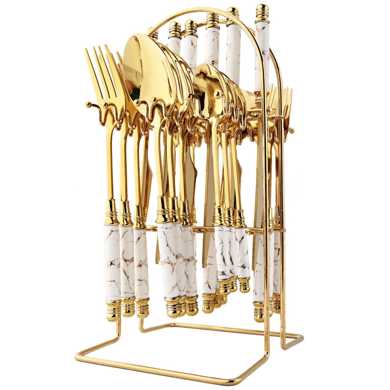 24pcs Whitegold-Rack