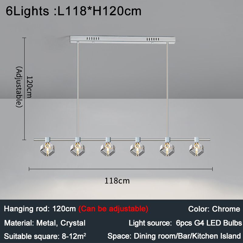 L118cm-Cromo Non Dimm luce fredda