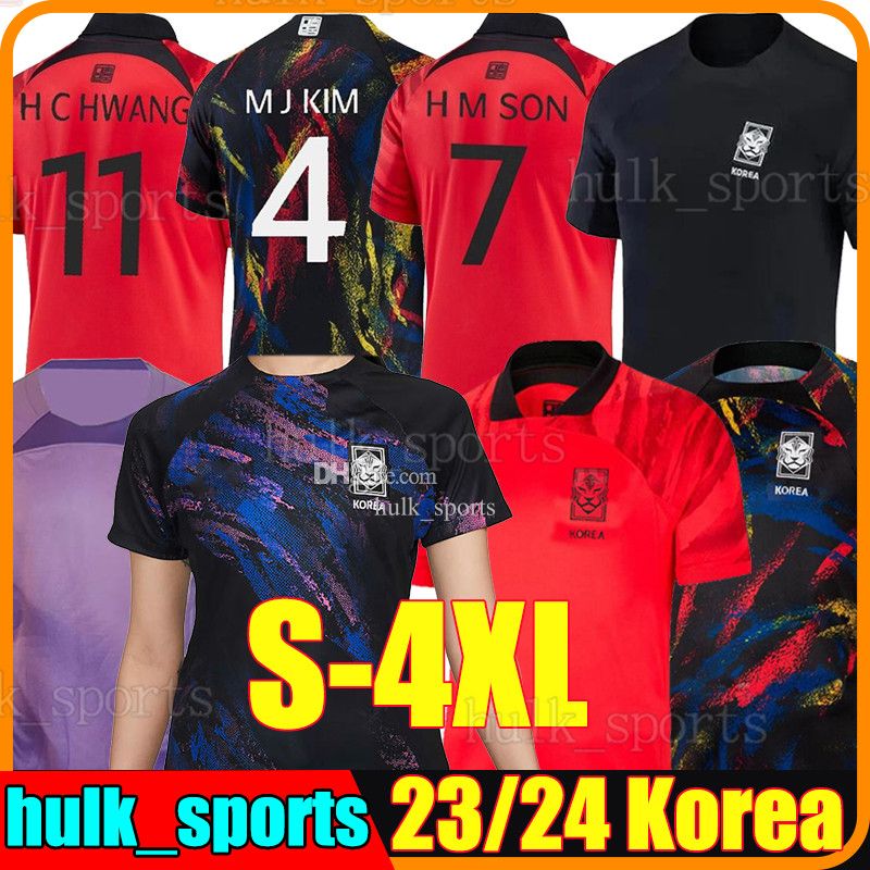 XXXL 4XL 2023 Korea Soccer Jerseys 2023 SON Cho Gue Sung In Bum Hwang Ui Jo