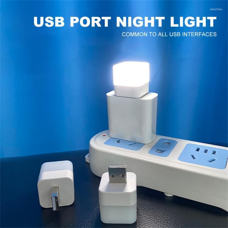 USB Night Light Mini LED Lamp for Reading and Eye Protection