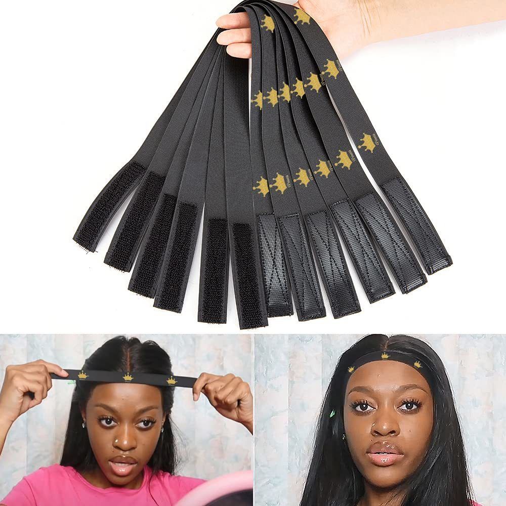 Wig Caps Aliader Hair Elastic Band For Wigs With MagicTape Headband Edge  Laying Scarf Wraps Fixed Lace 230630 From Xing07, $7.38