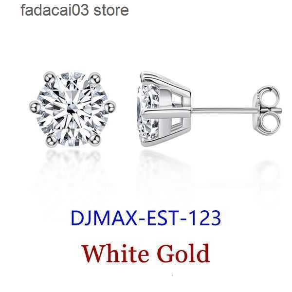 Est-123-white Gold-0.5ct(5mm)x 2pcs-bag