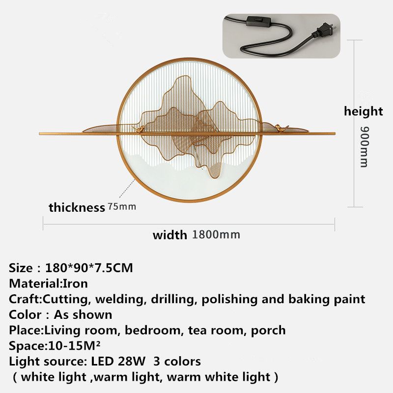 L180cm Chine 3 couleurs 110V