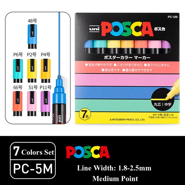 PC-5M 7 kleuren