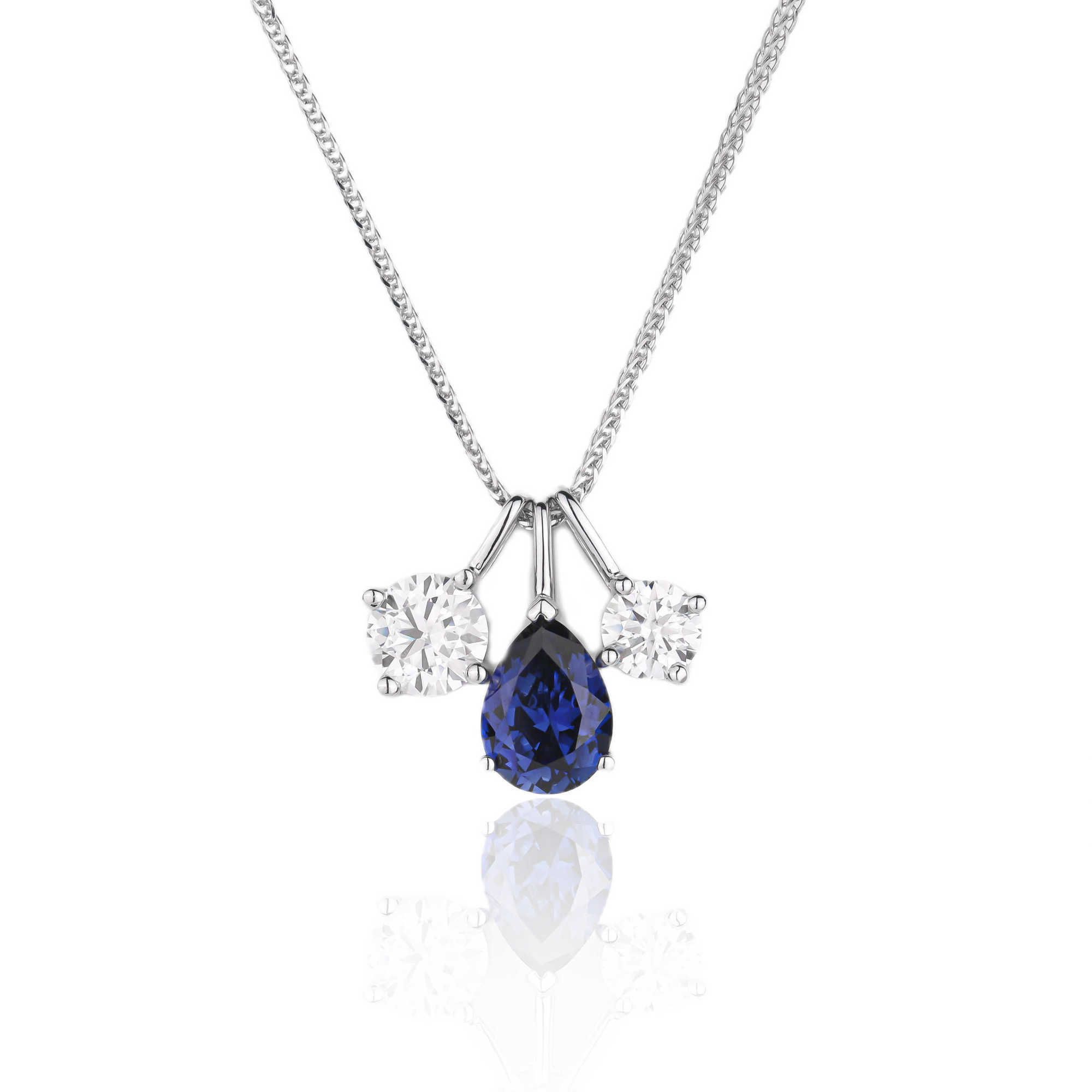 Collana blu-16 pollici