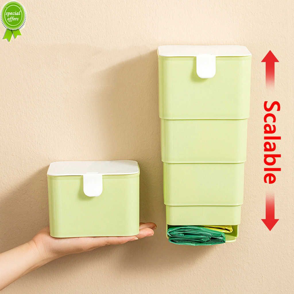 New Trash Bags Storage Box Garbage Bag Dispenser For Kitchen Bathroom Wall  Mounted Grocery Bag Holder Kitchen Plastic Bags Container From Doorkitch,  $2.31