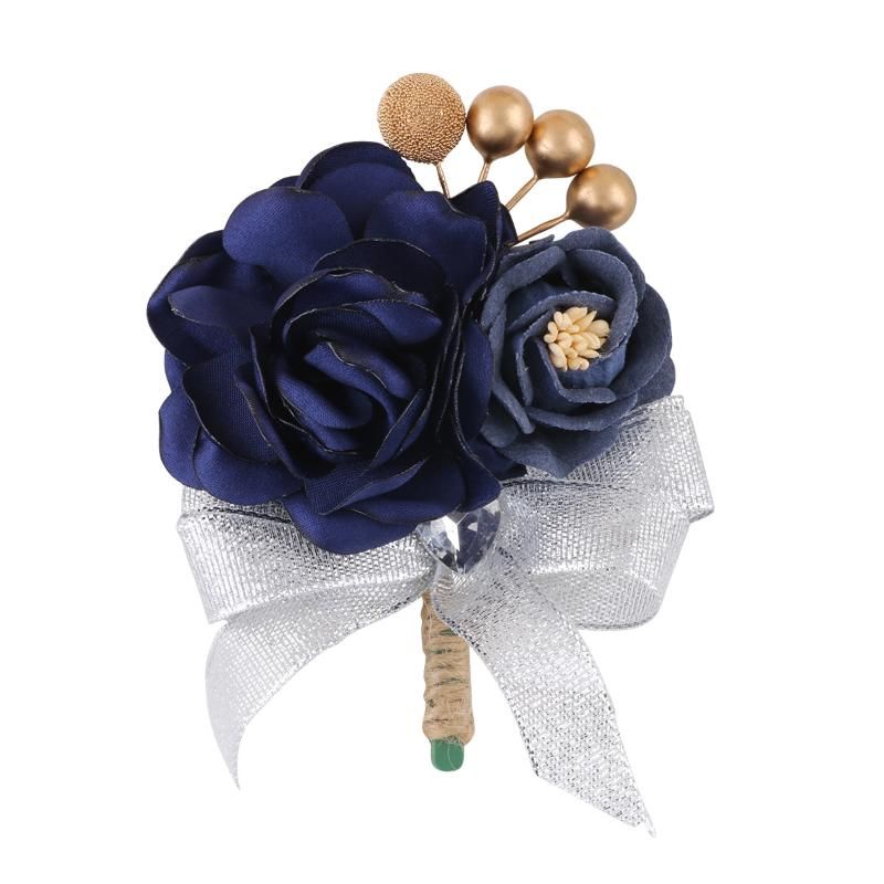 Navy Corsage