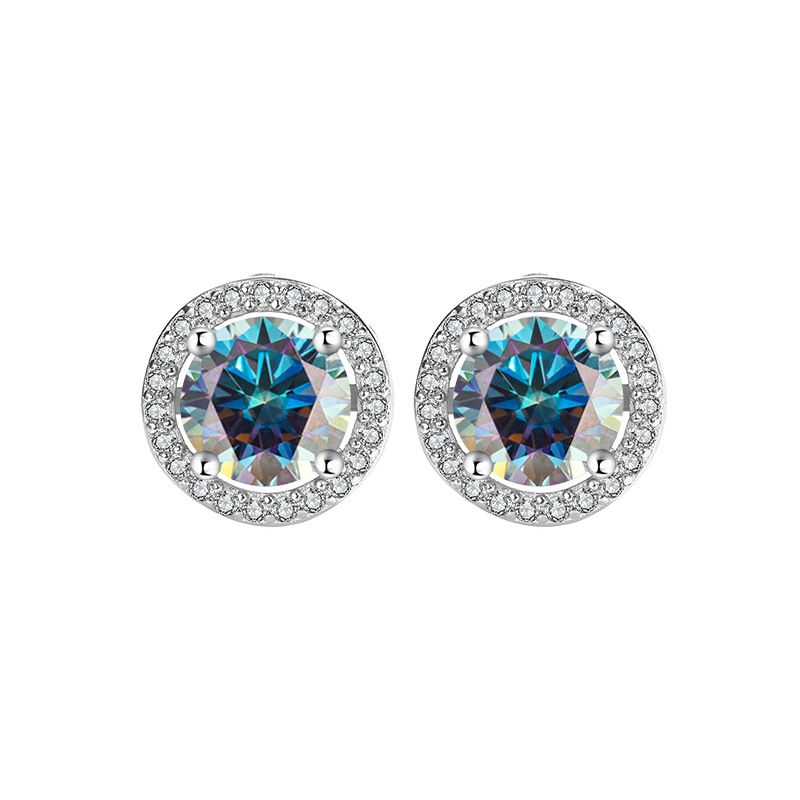 D: 1CT*2P diamond/blue