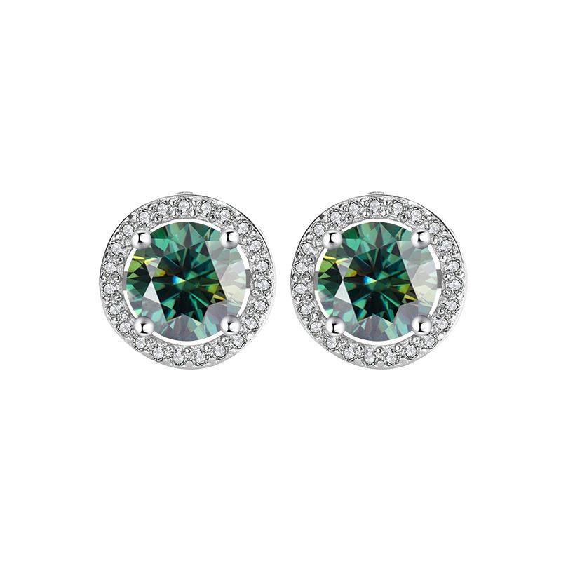 D: 1CT*2P diamond/Green