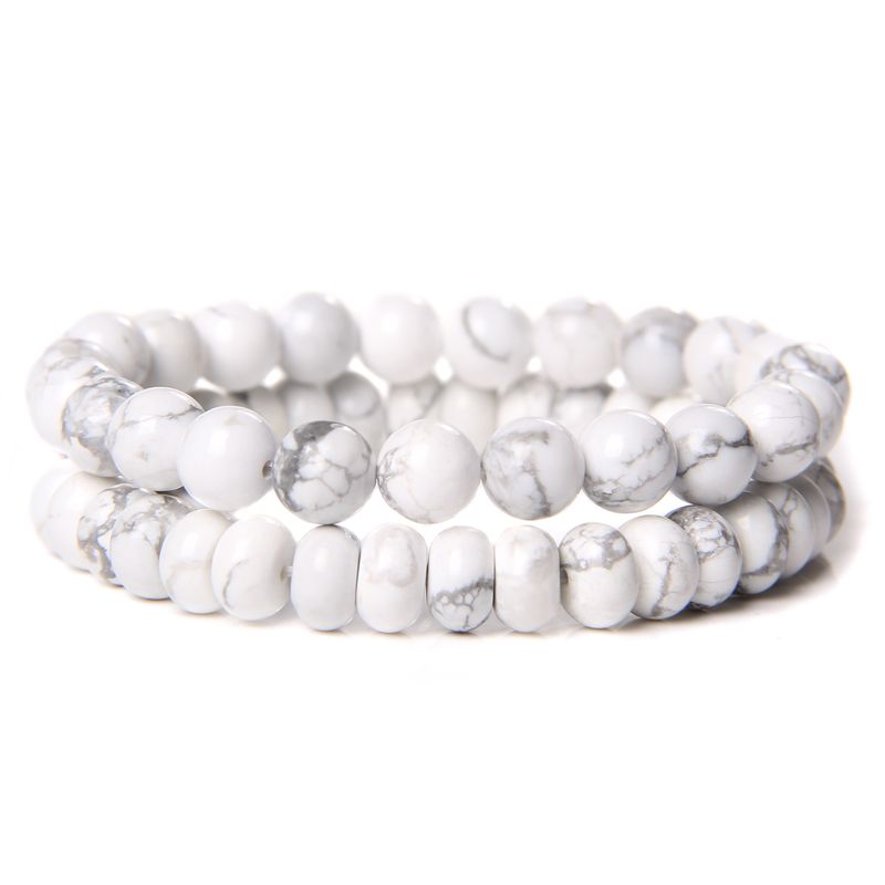 Howlite bianca da 19 cm