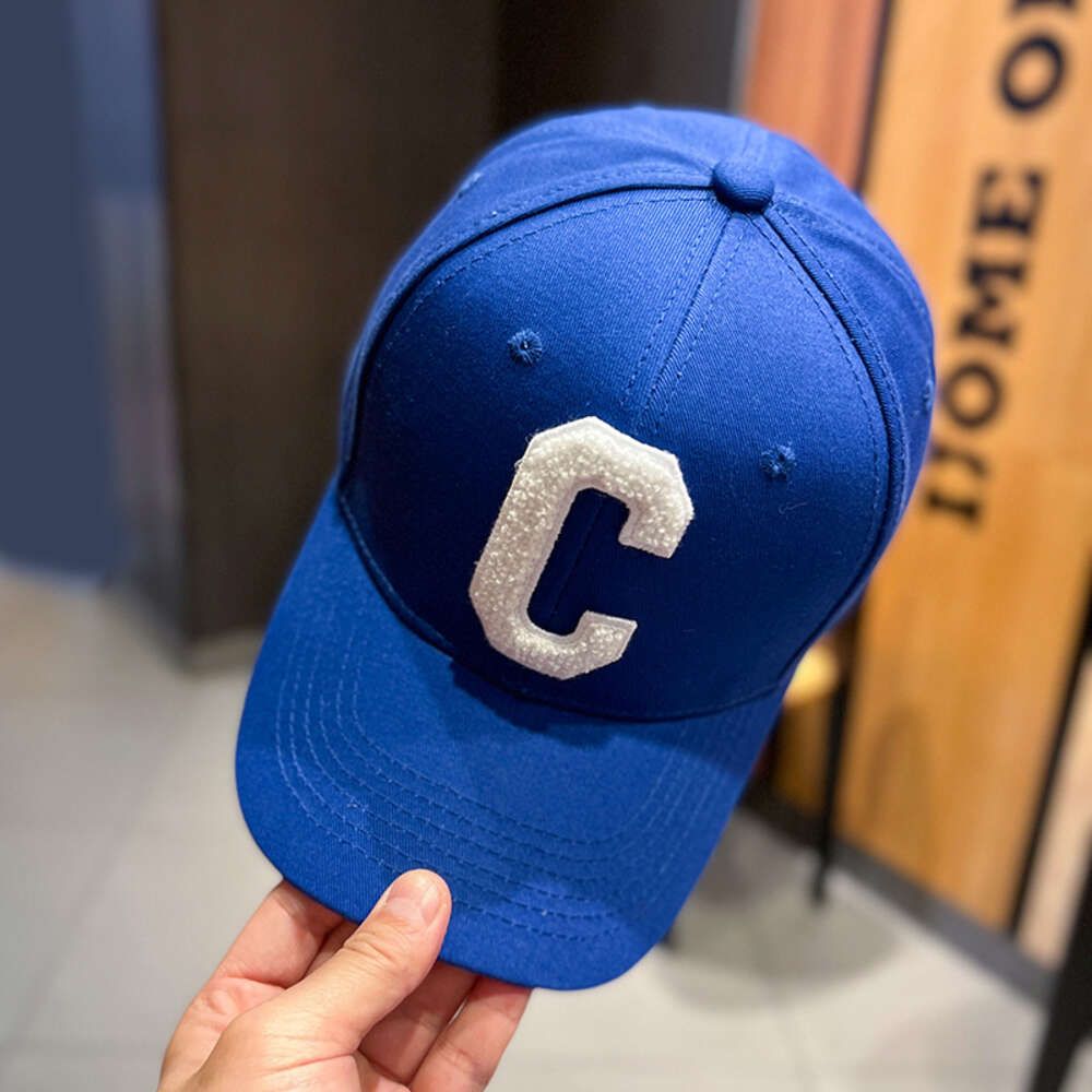 klein blue large c-letter baseball hat