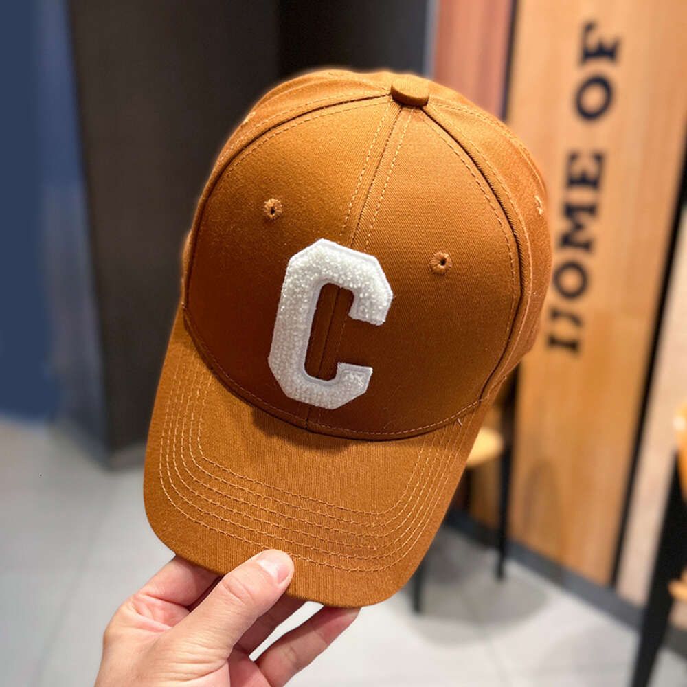 brown large c-letter baseball hat