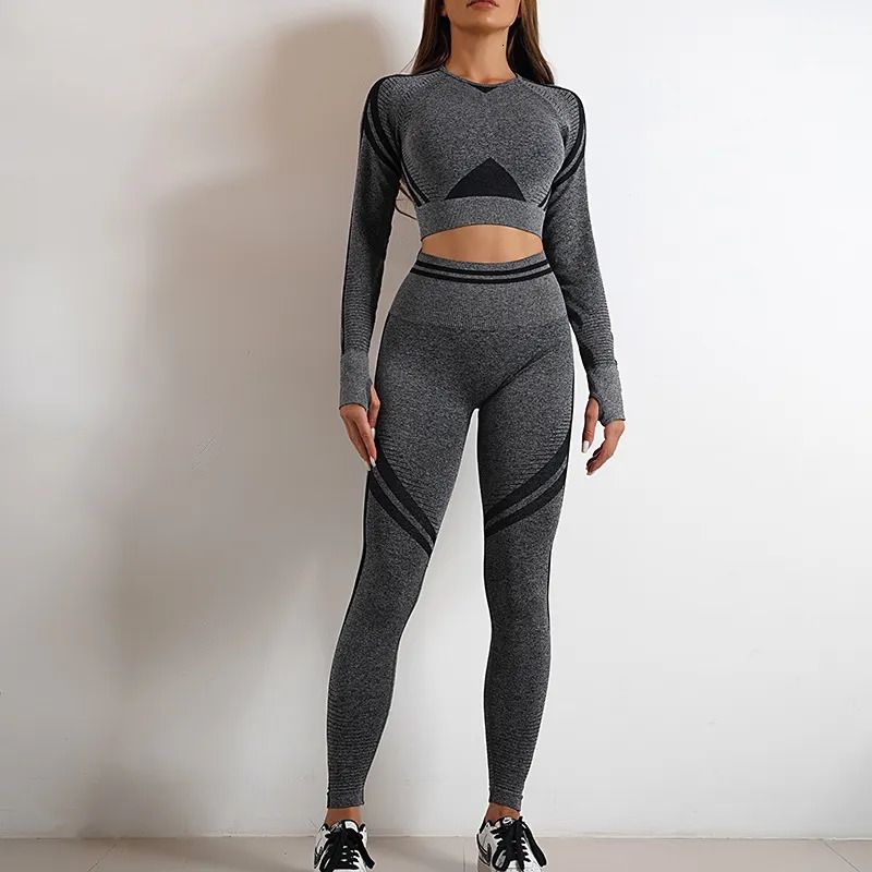 dark gray pants set